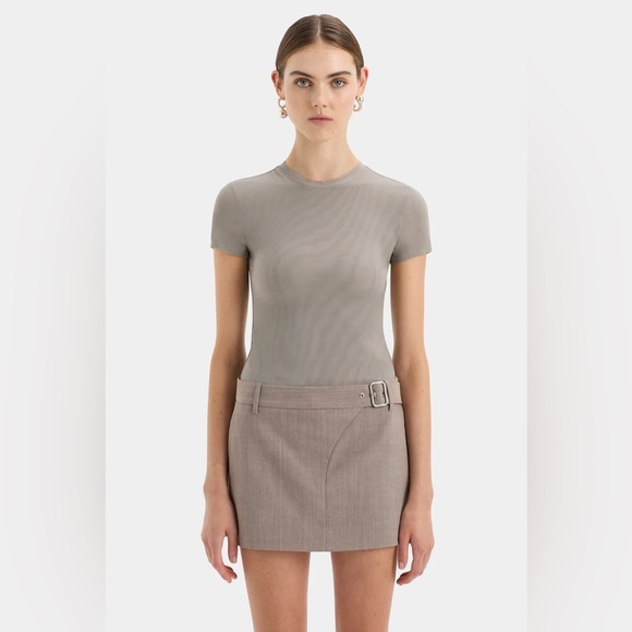 SIR. Jacques Mesh Fitted Tee - Picture 1 of 8